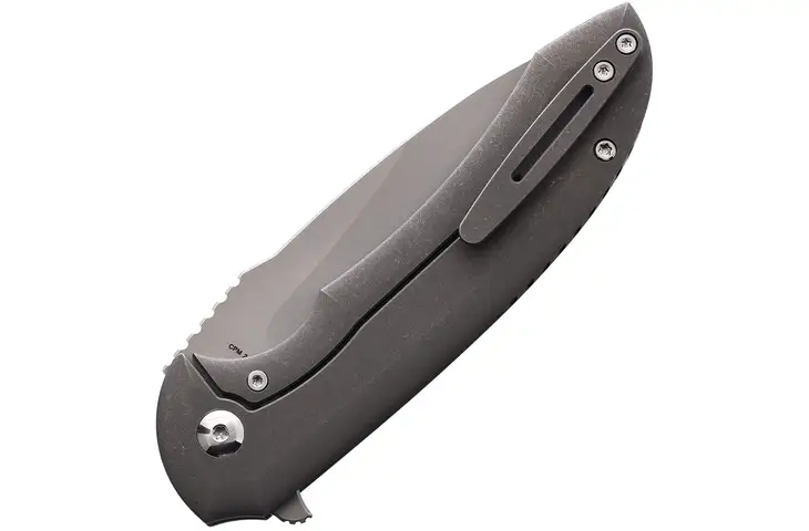 Ferrum Forge Knife Works Ferrum Forge Works Allurus Framelock CF 3.50 in Carbon Steel Folding Knife  - view 2